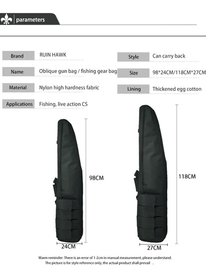 Tactical Heavy Duty Gear Long Gun Bag Hunting Holster Sniper Rifle Scope Gun Case