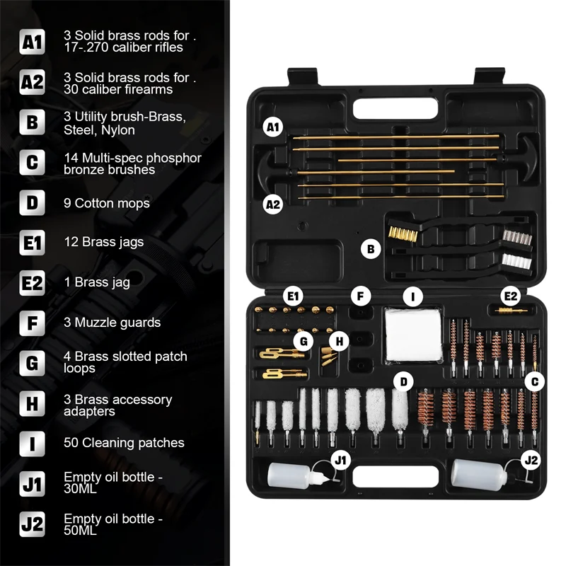 Firearm Cleaning Tools Multifunctional Brush Set